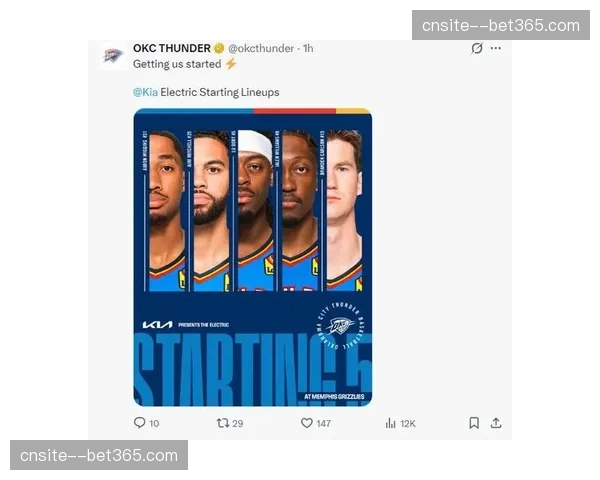 雷霆西部榜首统治力延续 十连胜期间攻防效率均列联盟前三